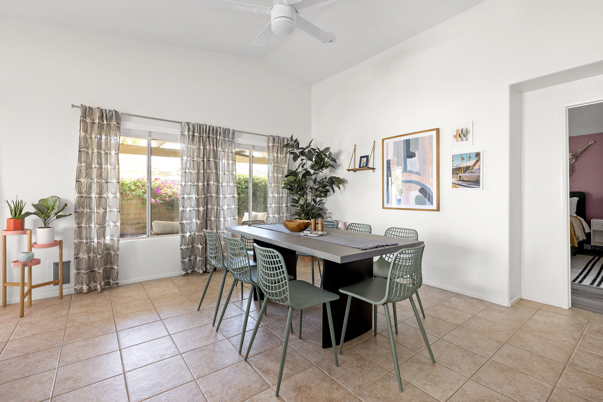 Kids bedroom with curated toy collection at Cozy Cactus